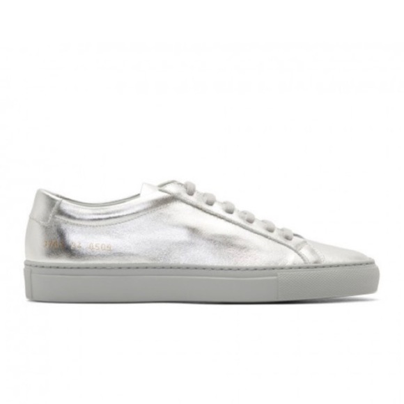 Common Projects Achilles Low Sneakers in Silver - Picture 1 of 4